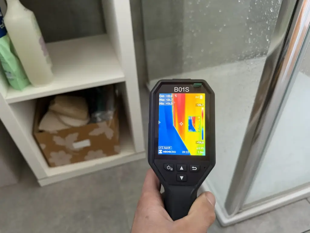 Thermographie jointe au rapport consultable dans l'espace client AXPRO