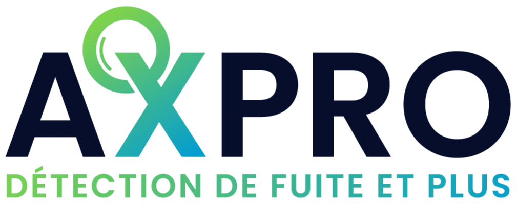 Logo AXPRO, détection de fuite